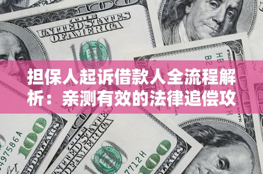 济南担保人起诉借款人全流程解析：亲测有效的法律追偿攻略