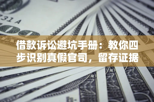 济南借款诉讼避坑手册：教你四步识别真假官司，留存证据不踩雷