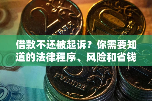 济南借款不还被起诉？你需要知道的法律程序、风险和省钱技巧