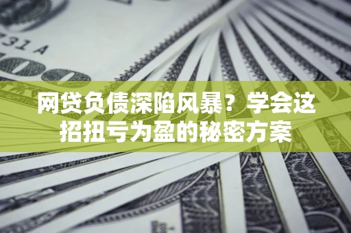 济南网贷负债深陷风暴？学会这招扭亏为盈的秘密方案