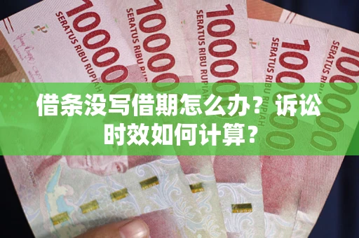 济南借条没写借期怎么办？诉讼时效如何计算？
